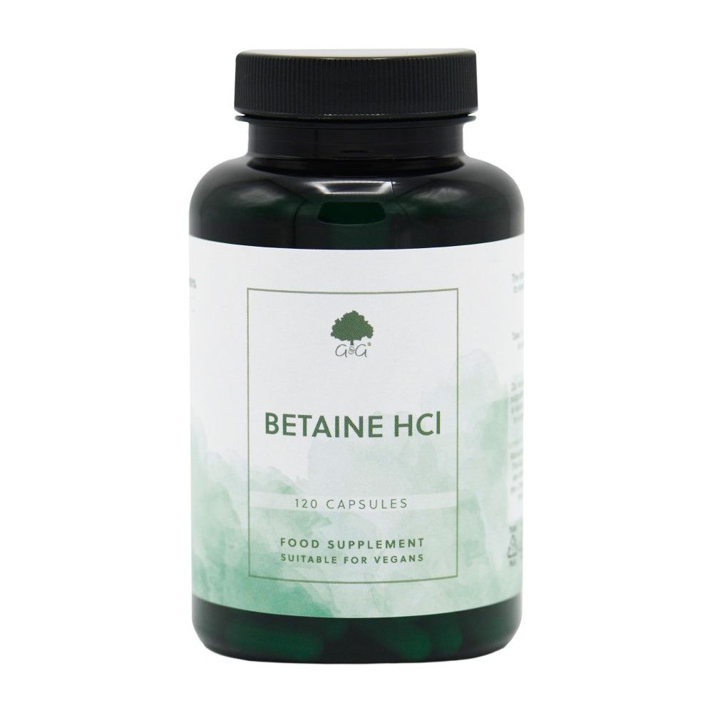 Betaina G&G Betaine HCL 120 caps - Sklep Witaminki.pl