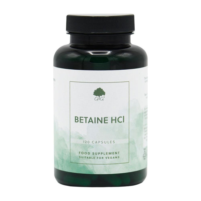 Betaina G&G Betaine HCL 120 caps - Sklep Witaminki.pl