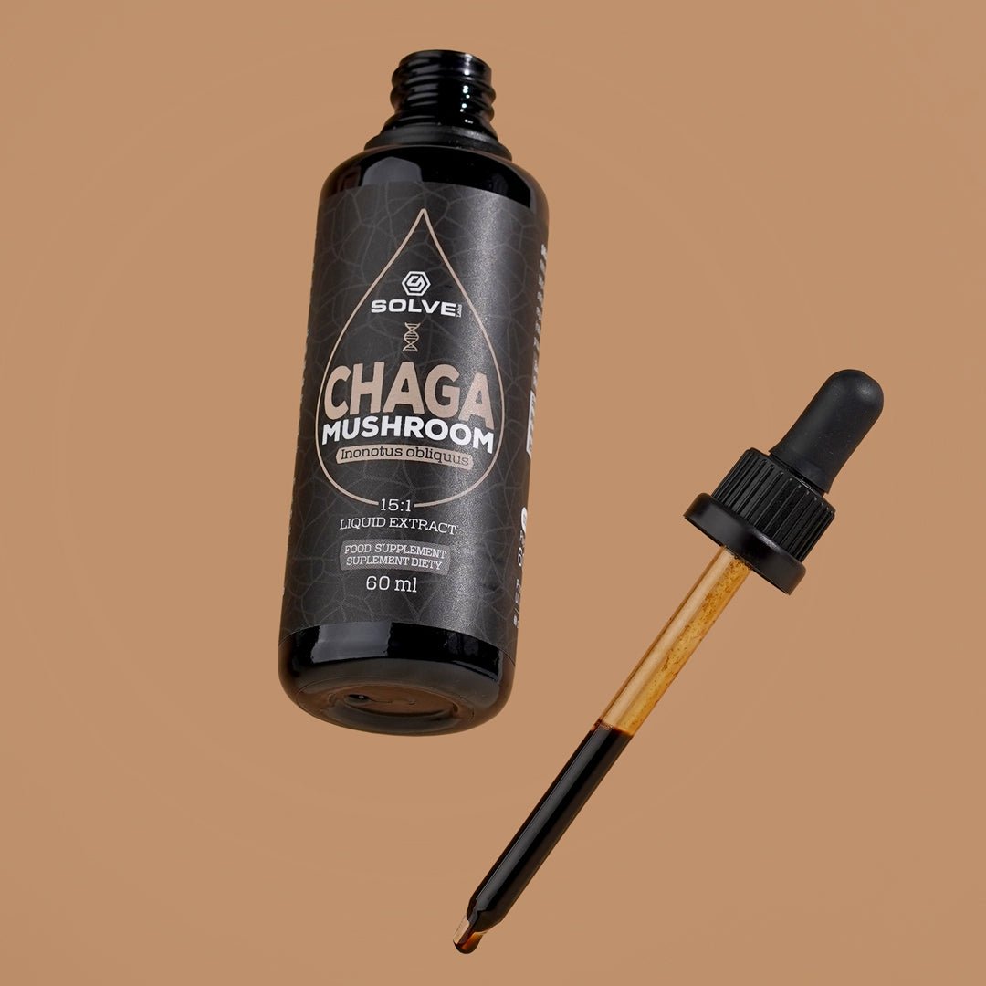 Solve Labs Chaga Mushroom Liquid Extract 60 ml Chaga - Sklep Witaminki.pl