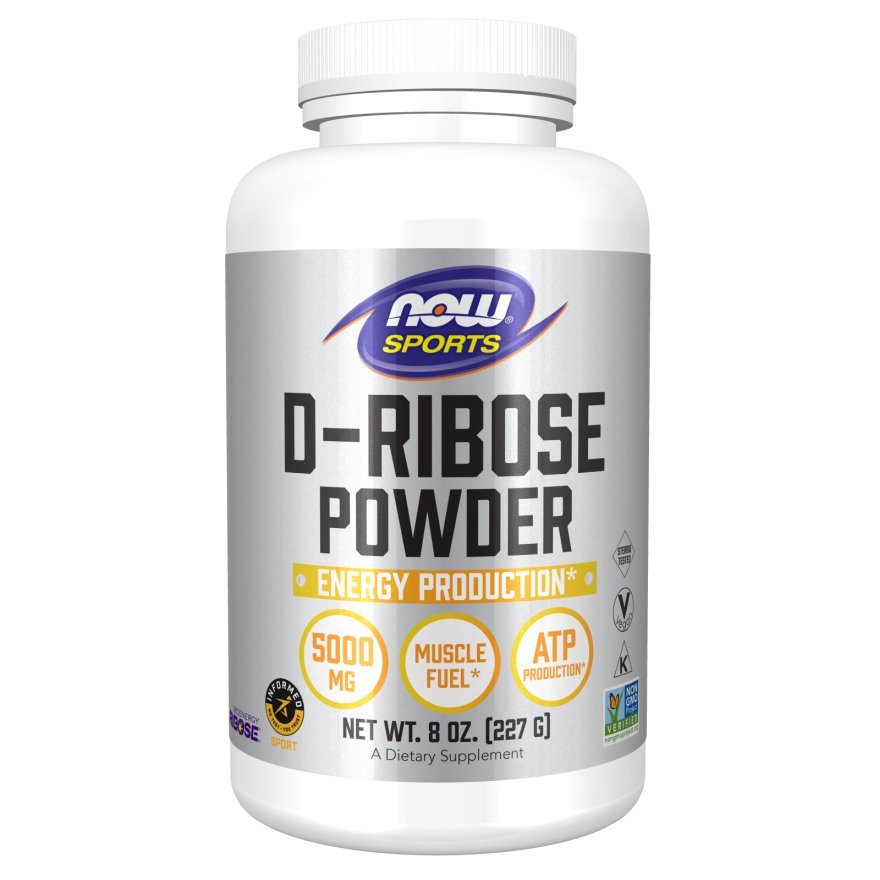 D-Ryboza NOW Foods D-Ribose Powder 227 g - Sklep Witaminki.pl