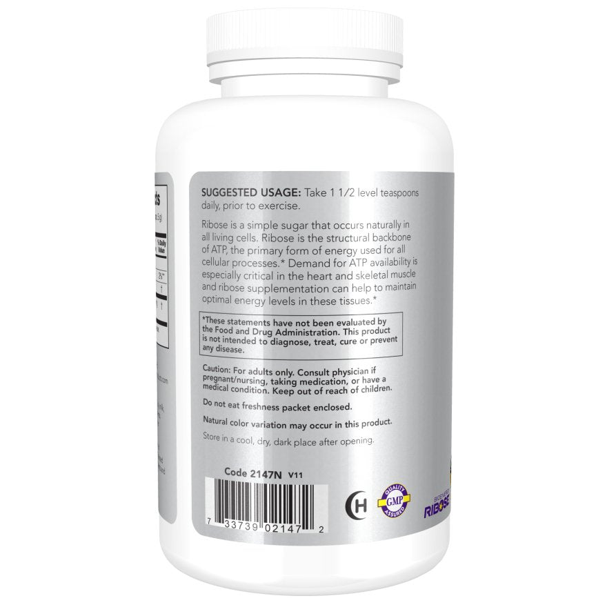D-Ryboza NOW Foods D-Ribose Powder 227 g - Sklep Witaminki.pl