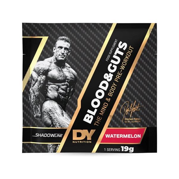 DY Nutrition (Dorian Yates) Blood and Guts (Próbka) 19 g Watermelon - Sklep Witaminki.pl