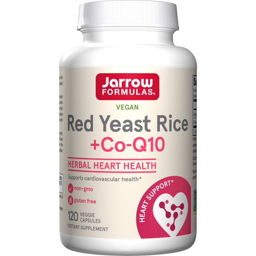 Jarrow Formulas Red Yeast Rice + CoQ10 120 caps Fermentowany Czerwony Ryż - Sklep Witaminki.pl