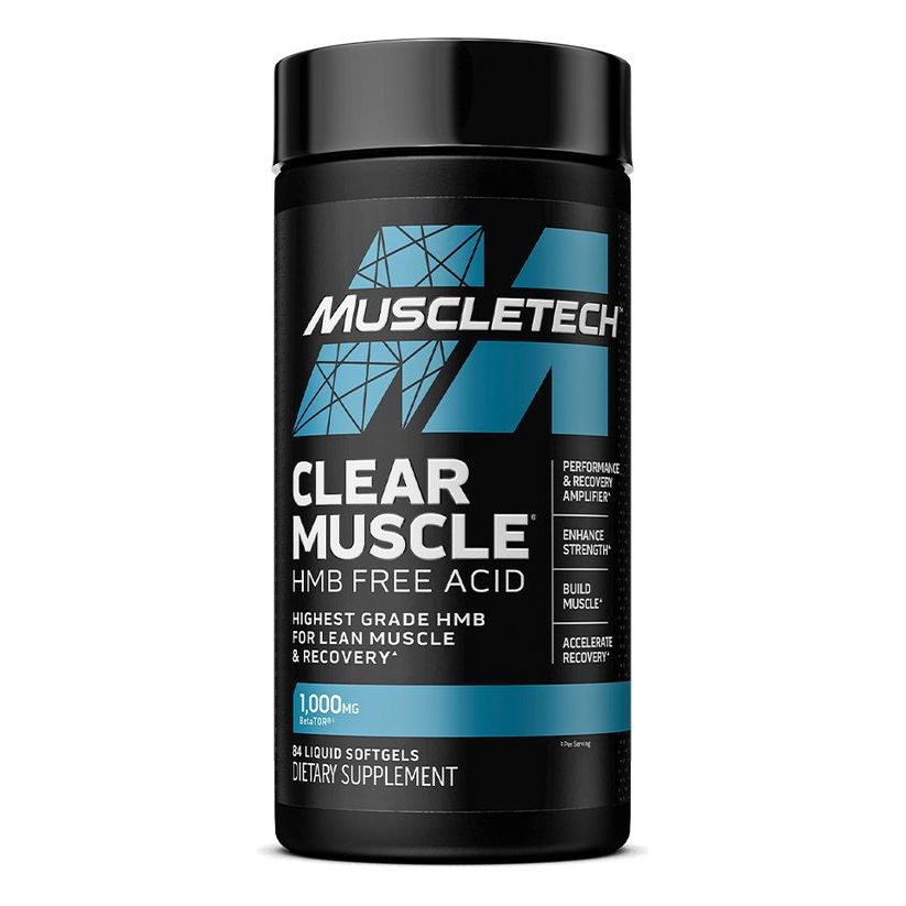 MuscleTech Clear Muscle 84 liquid softgels HMB - Sklep Witaminki.pl