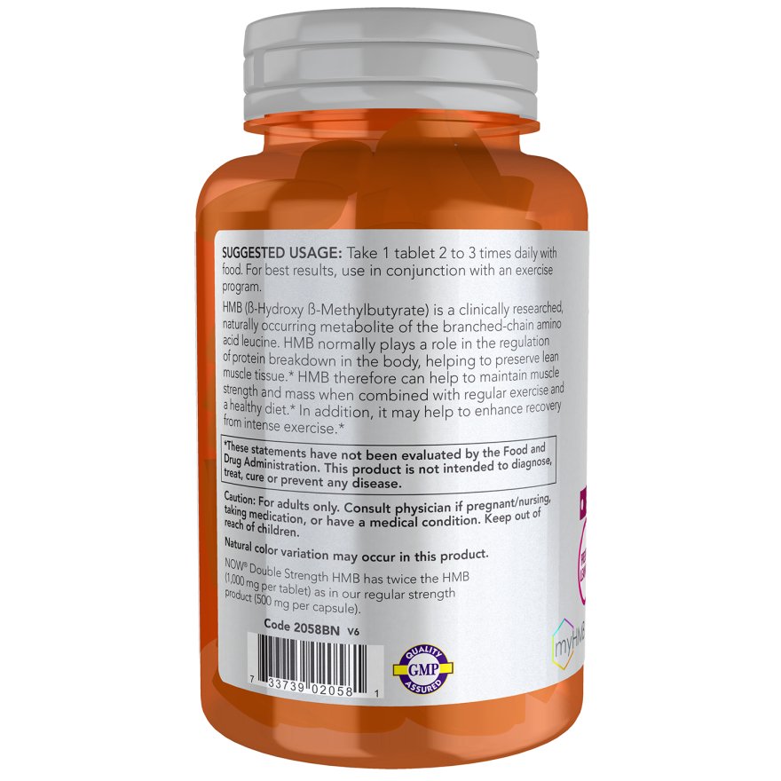 HMB NOW Foods HMB 1000 mg 90 tabs - Sklep Witaminki.pl