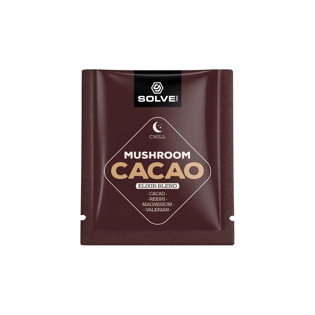 Kakao z Grzybami i Adaptogenami Solve Labs Mushroom Cacao (Próbka) 1 saszetka - Sklep Witaminki.pl