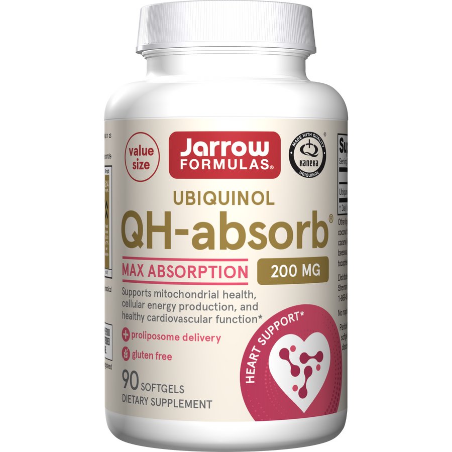 Koenzym Q10 Jarrow Formulas Ubiquinol QH-absorb 200mg 90 softgels - Sklep Witaminki.pl