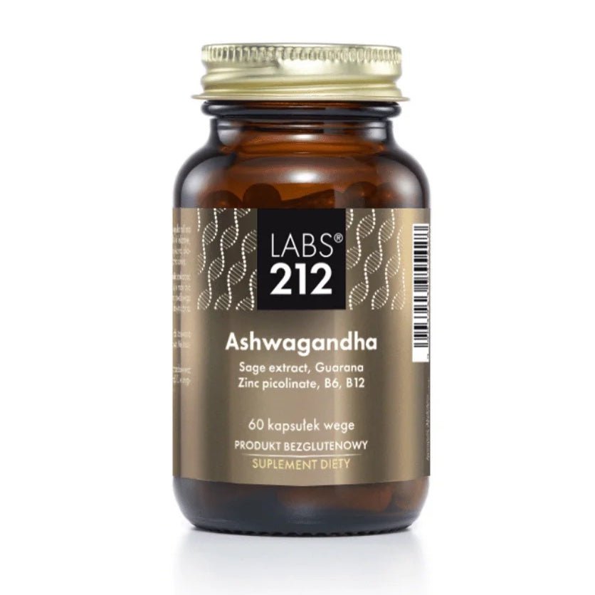 Labs212 Ashwagandha 60 caps Kompleks Adaptogenów - Sklep Witaminki.pl