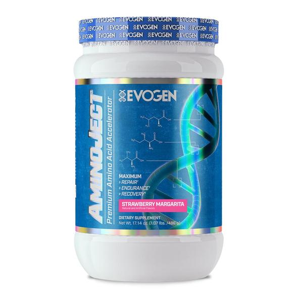 Evogen AminoJect Strawberry Margarita 486 g Kompleks Aminokwasów - Sklep Witaminki.pl