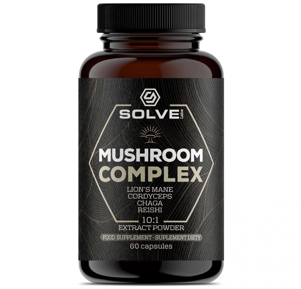 Solve Labs Mushroom Complex 60 caps Kompleks Grzybów - Sklep Witaminki.pl