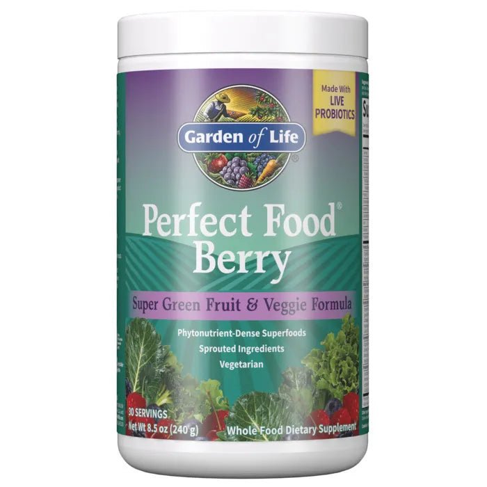 Garden of Life Perfect Food Berry 240 g Kompleks Superfoods - Sklep Witaminki.pl