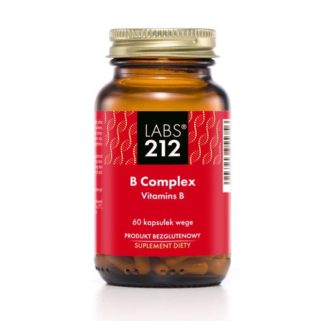 Labs212 B Complex 60 caps Kompleks witamin z grupy B - Sklep Witaminki.pl