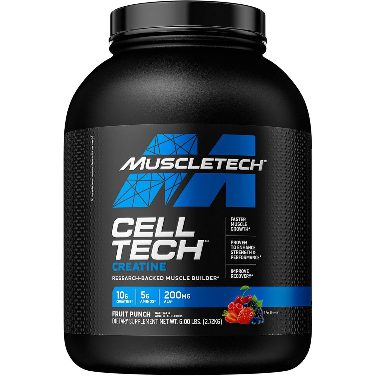 MuscleTech Cell - Tech Creatine Fruit Punch 2720 g Kreatyna - Sklep Witaminki.pl