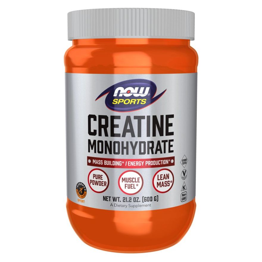 Kreatyna NOW Foods Creatine Monohydrate Pure Powder 600 g - Sklep Witaminki.pl
