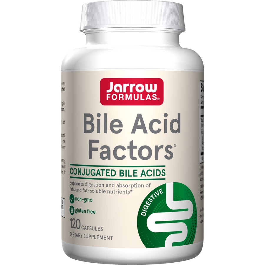 Jarrow Formulas Bile Acid Factors 120 caps Kwasy żółciowe - Sklep Witaminki.pl