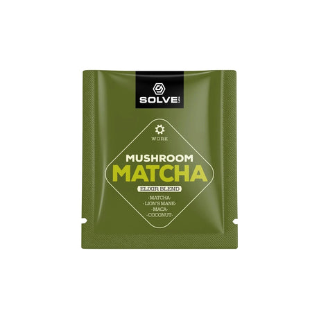 Matcha z Grzybami i Adaptogenami Solve Labs Mushroom Matcha (Próbka) 1 saszetka - Sklep Witaminki.pl