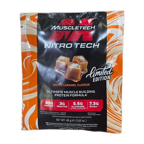 MuscleTech Nitro-Tech (Próbka) 46 g Salted Caramel - Sklep Witaminki.pl