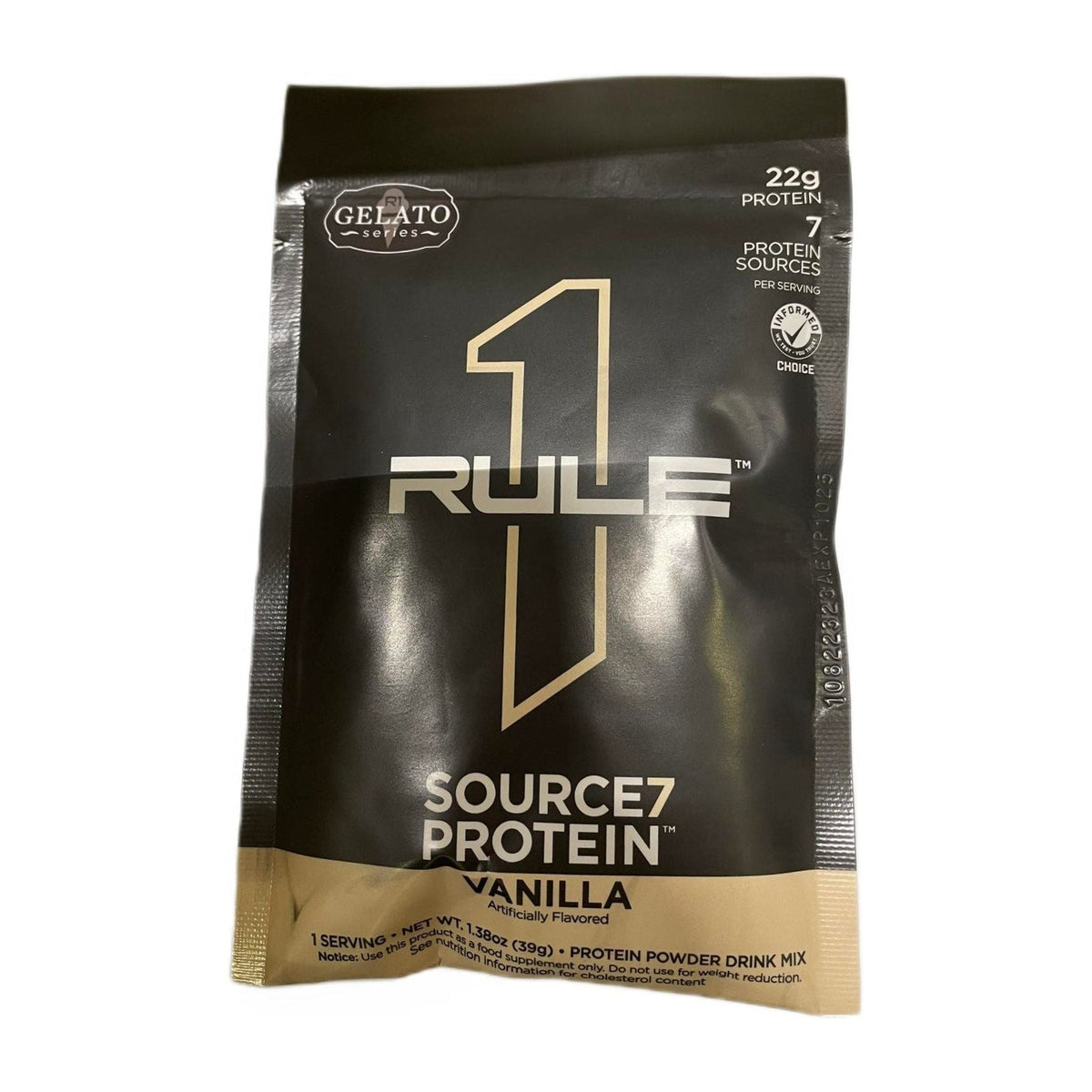 Rule One Source7 Protein (Próbka) Vanilla Gelato 39 g (1 serving) Odżywka Białkowa - Sklep Witaminki.pl
