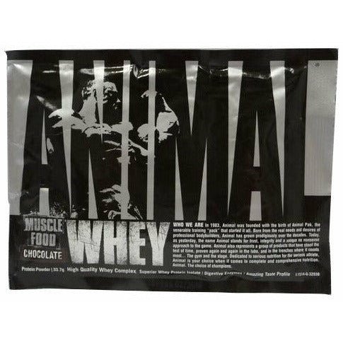 Universal Nutrition Animal Whey (Próbka) Chocolate 33 g Odżywka Białkowa - Sklep Witaminki.pl