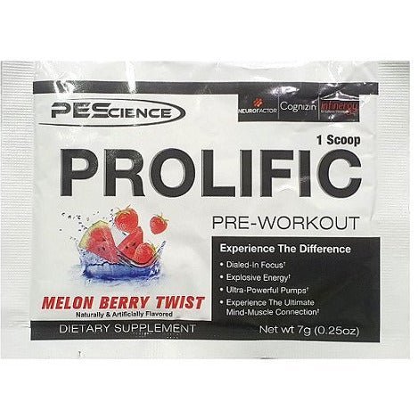 Pre-Workout PEScience Prolific (Próbka) Melon Berry Twist 7 g - Sklep Witaminki.pl