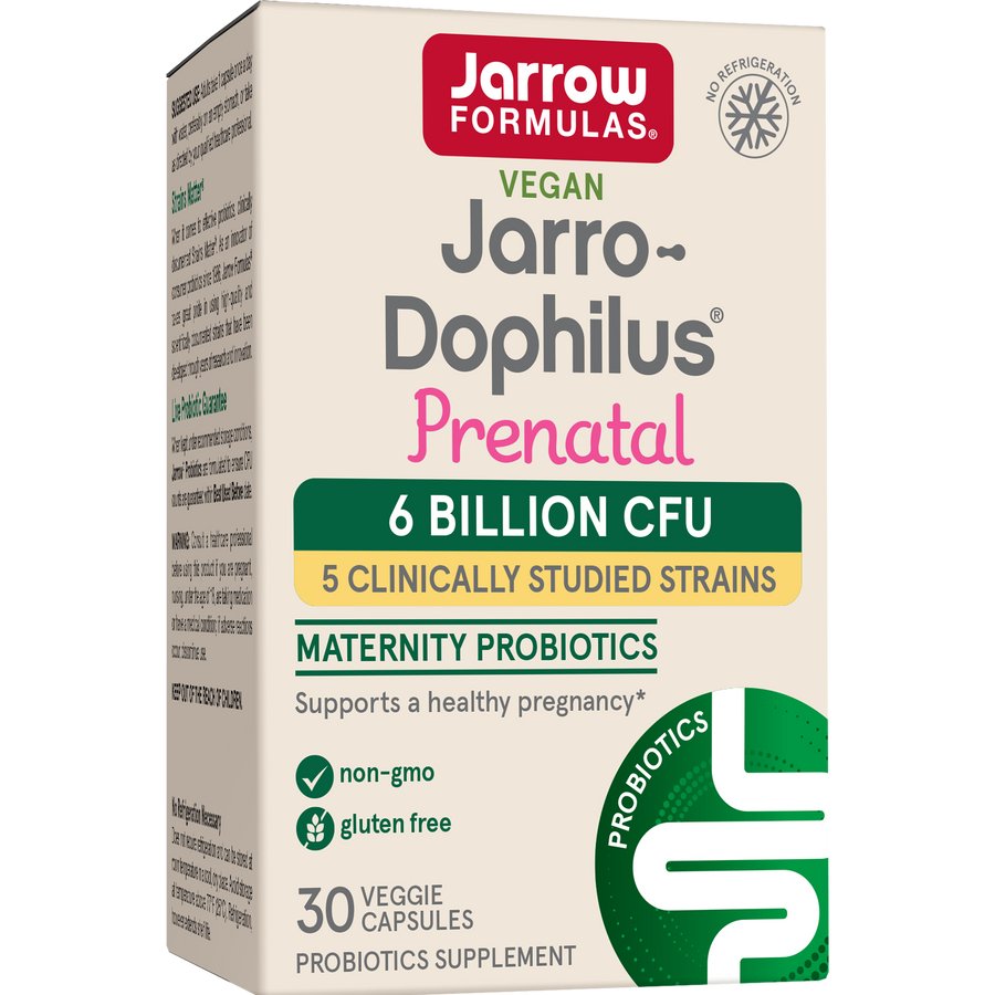 Jarrow Formulas Jarro - Dophilus Prenatal 6 Billion CFU 30 vcaps Probiotyk dla kobiet w ciąży - Sklep Witaminki.pl