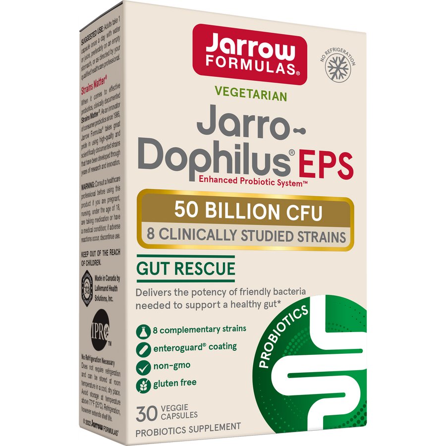 Jarrow Formulas Jarro - Dophilus EPS 50 Billion CFU 30 vcaps Probiotyk wieloszczepowy - Sklep Witaminki.pl