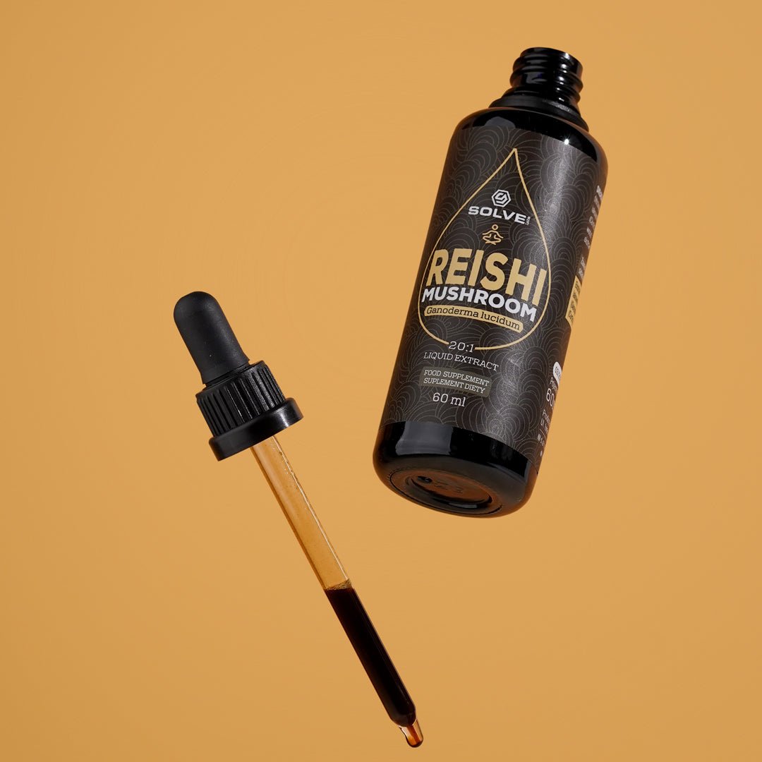 Solve Labs Reishi Mushroom Liquid Extract 60 ml Reishi - Sklep Witaminki.pl