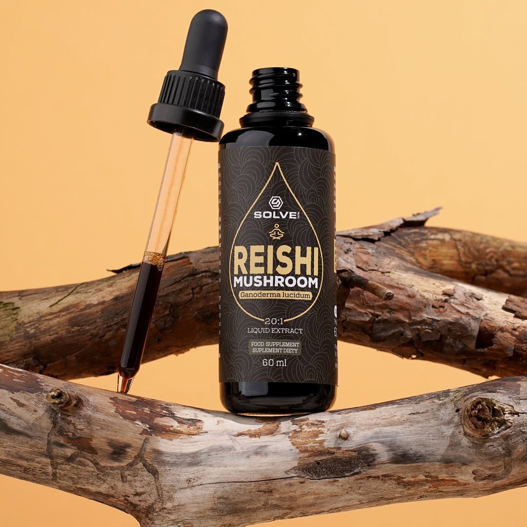 Solve Labs Reishi Mushroom Liquid Extract 60 ml Reishi - Sklep Witaminki.pl