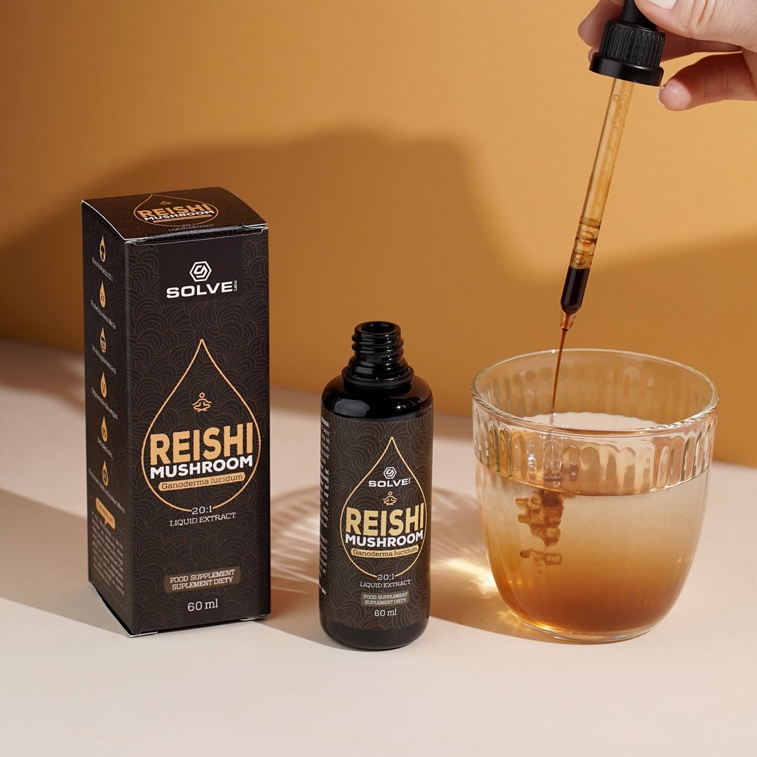 Solve Labs Reishi Mushroom Liquid Extract 60 ml Reishi - Sklep Witaminki.pl
