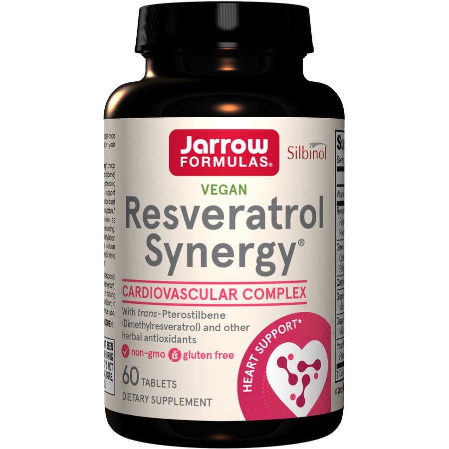 Jarrow Formulas Resveratrol Synergy 200mg 60 tabs Resweratrol - Sklep Witaminki.pl