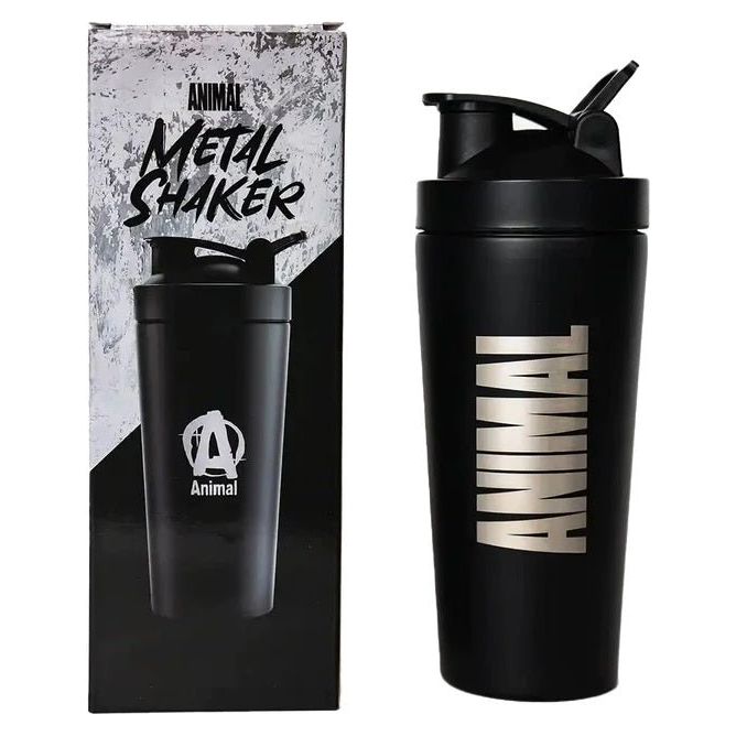 Shaker Universal Nutrition Double Click Shaker Bottle Black 700 ml - Sklep Witaminki.pl