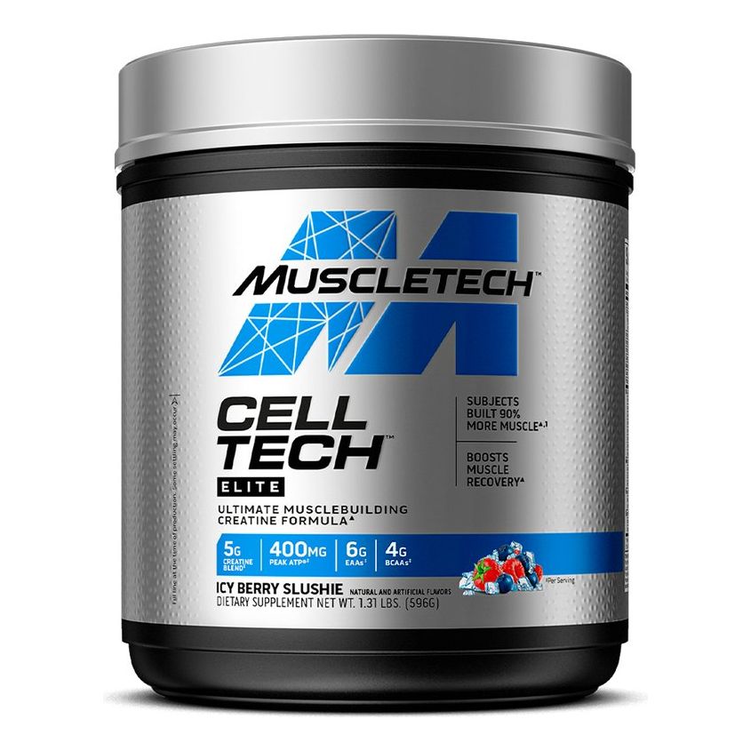 MuscleTech Cell - Tech Elite Ice Berry Slushie 593 g Stack Kreatynowy - Sklep Witaminki.pl