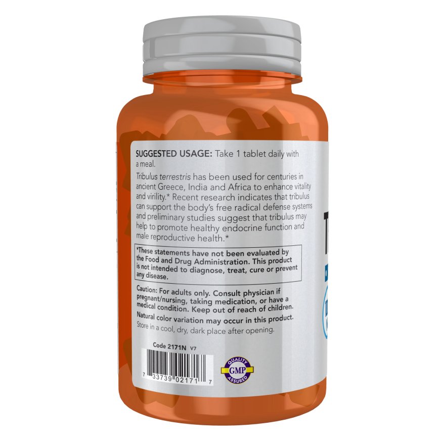 NOW Foods Tribulus 1000 mg 90 tabs Tribulus Terrestris - Sklep Witaminki.pl