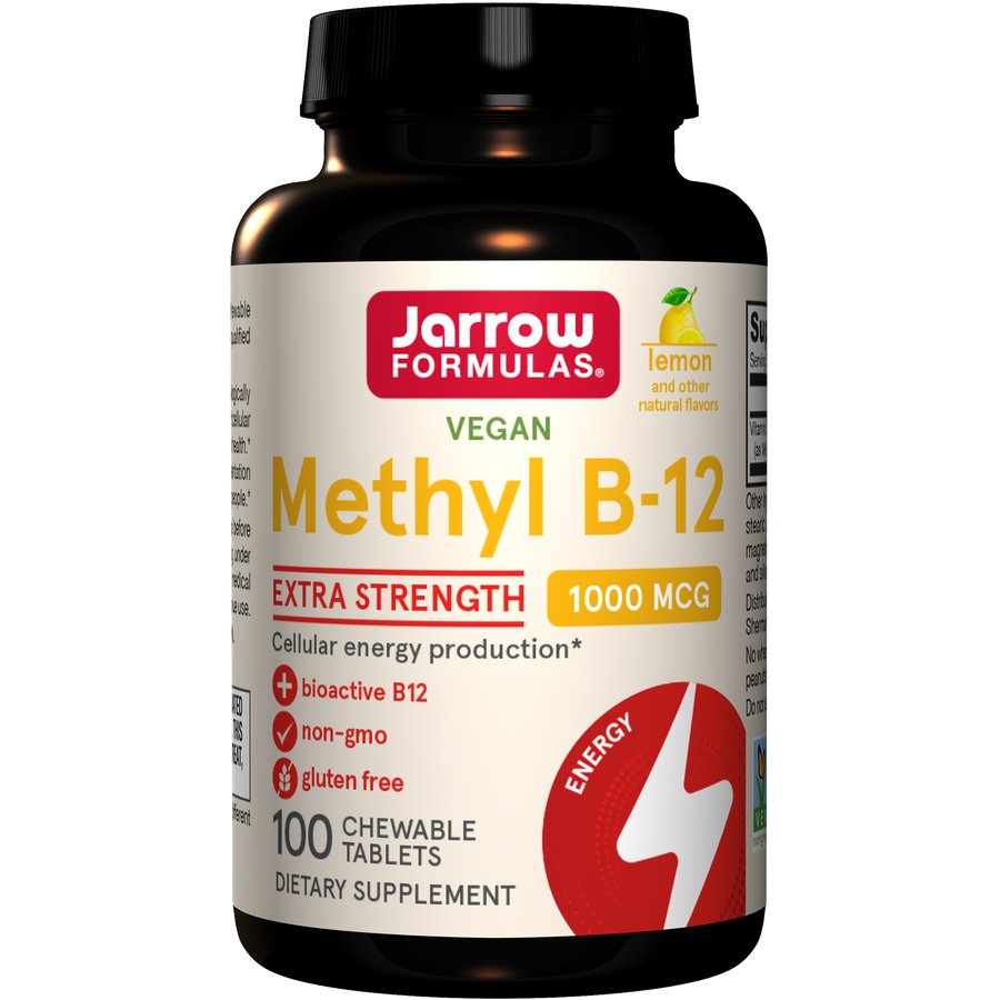 Jarrow Formulas Methyl B - 12 1000 mcg 100 lozenges Cytryna Witamina B12 - Kobalamina - Sklep Witaminki.pl
