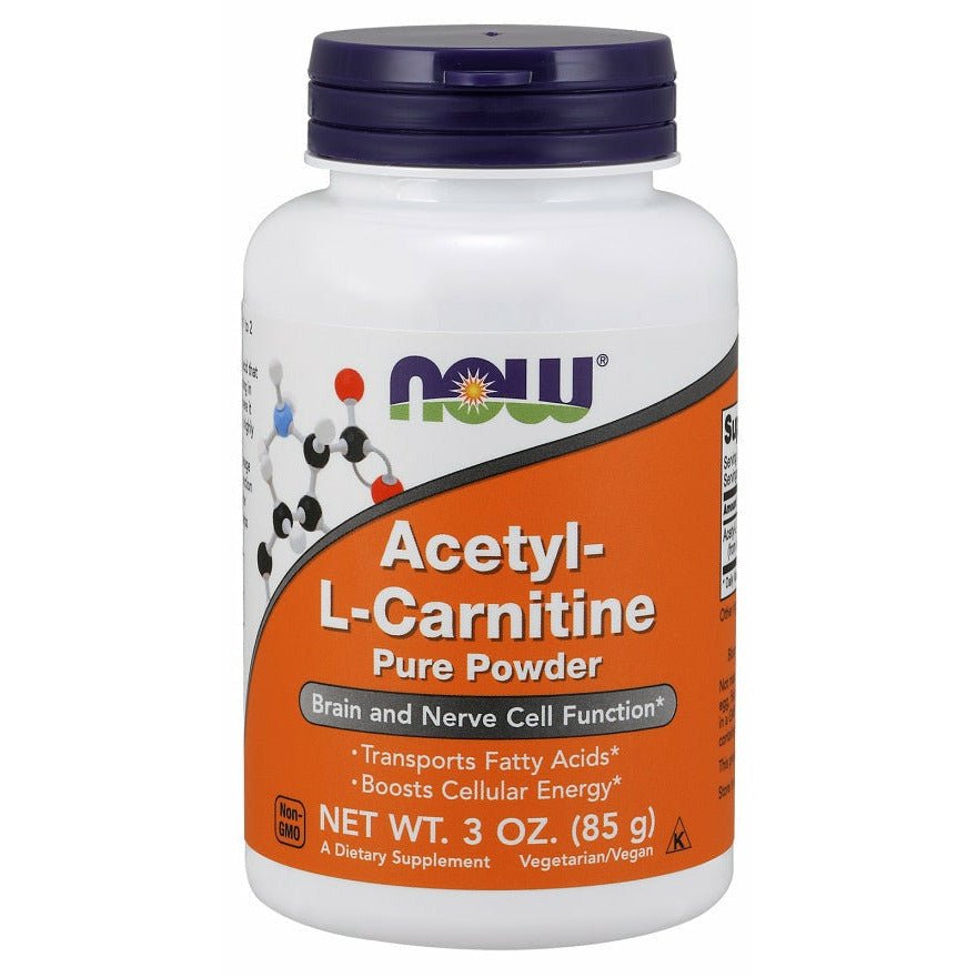 Acetyl L-Karnityna NOW Foods Acetyl-L-Carnitine Pure Powder 85 g - Sklep Witaminki.pl