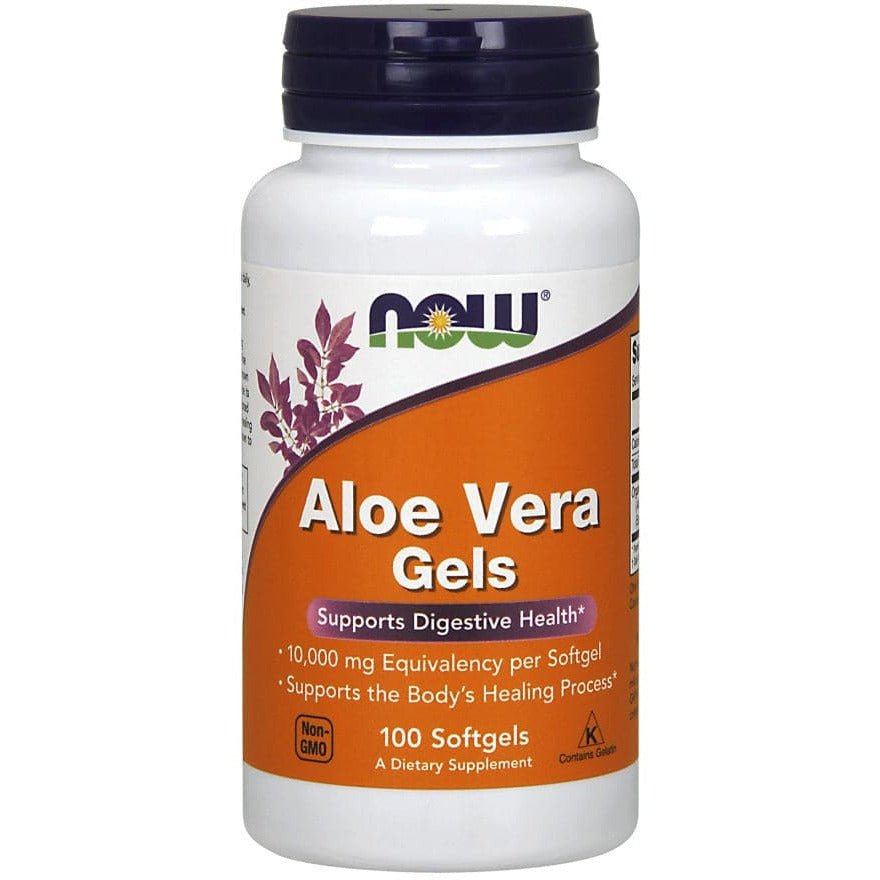 Aloes NOW Foods Aloe Vera Gels 100 softgels - Sklep Witaminki.pl