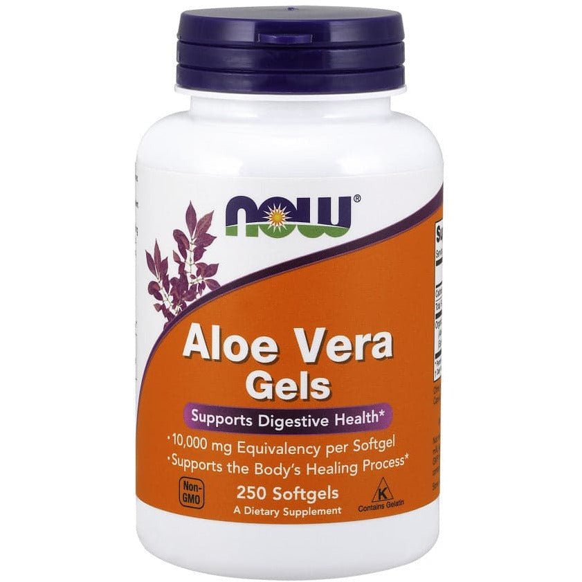 Aloes NOW Foods Aloe Vera Gels 250 softgels - Sklep Witaminki.pl