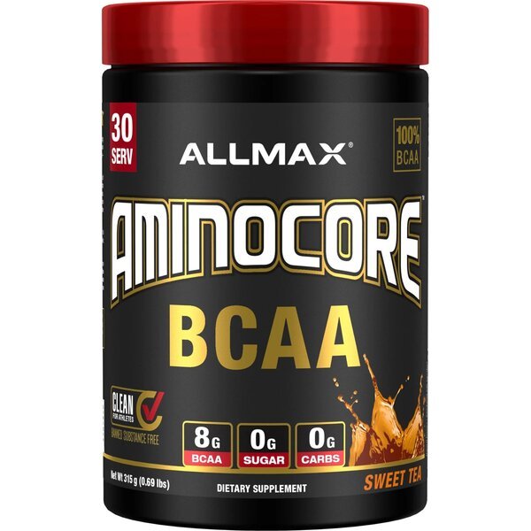 AllMax Nutrition Aminocore BCAA Sweet Tea 315g Aminokwasy BCAA - Sklep Witaminki.pl