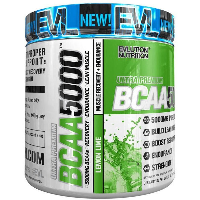 EVL Evlution Nutrition BCAA 5000 Powder Lemon Lime 258 g Aminokwasy BCAA - Sklep Witaminki.pl
