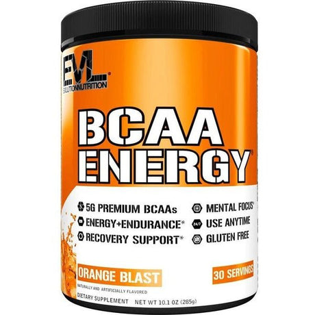 EVLution Nutrition BCAA Energy Orange 285 g - Sklep Witaminki.pl