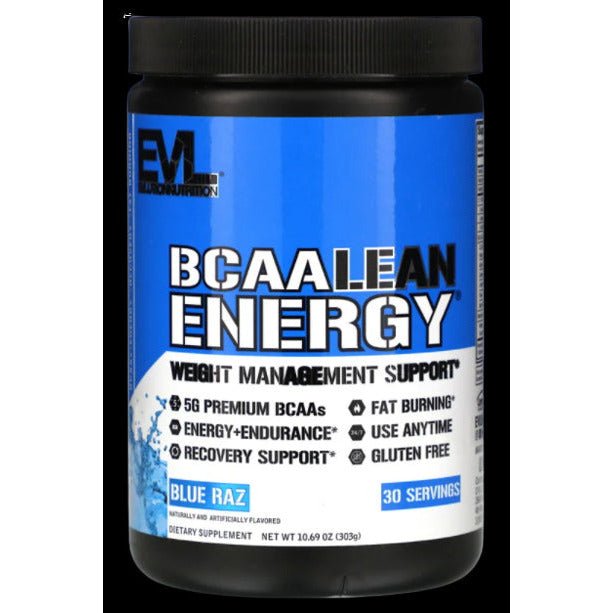 EVLution Nutrition BCAA Lean Energy Blue Raz 303 g - Sklep Witaminki.pl