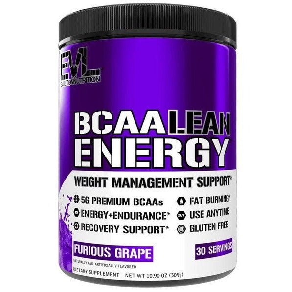 EVLution Nutrition BCAA Lean Energy Furious Grape 309 g - Sklep Witaminki.pl