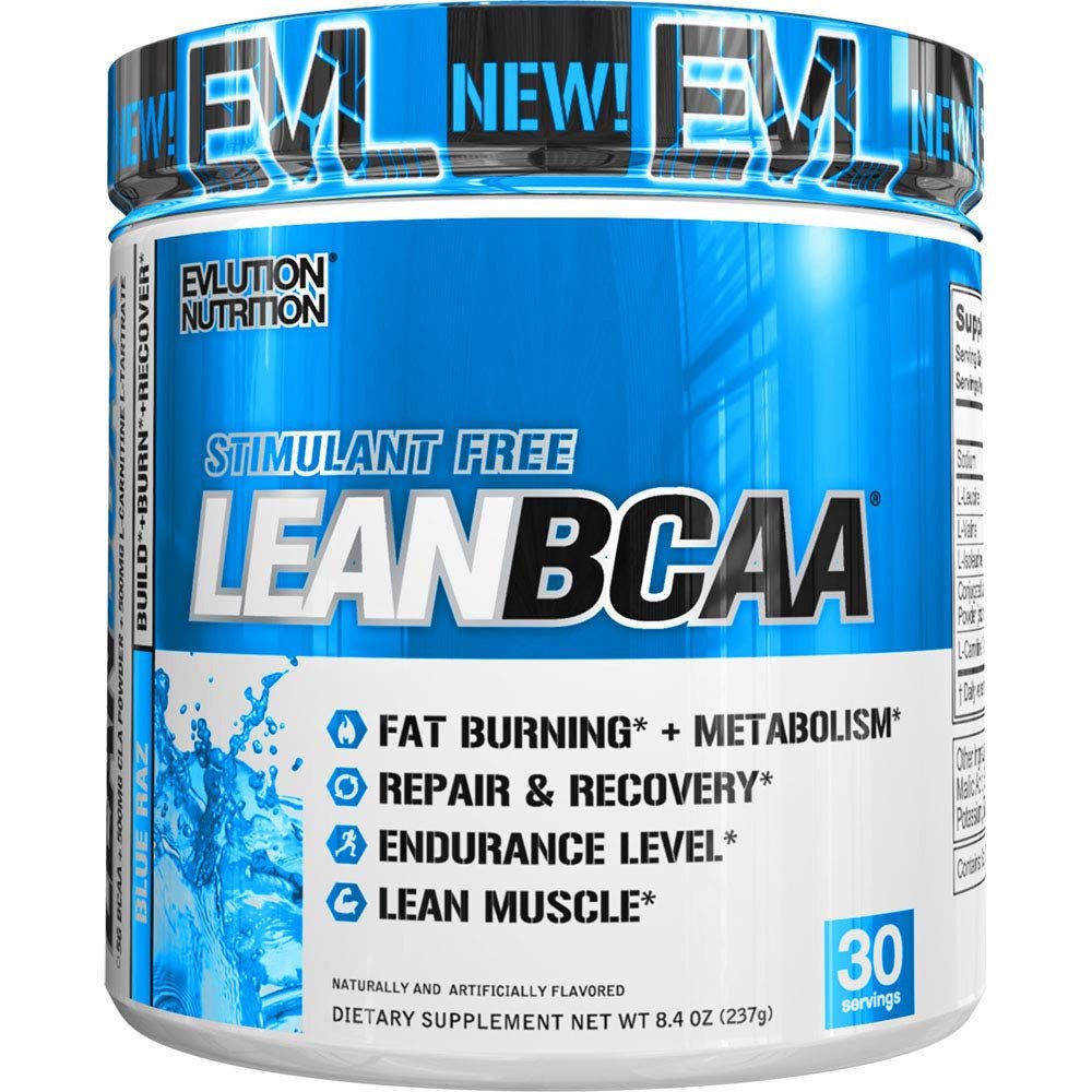 EVL Evlution Nutrition Lean BCAA Stimulant Free Blue Raz 237 g Aminokwasy BCAA - Sklep Witaminki.pl