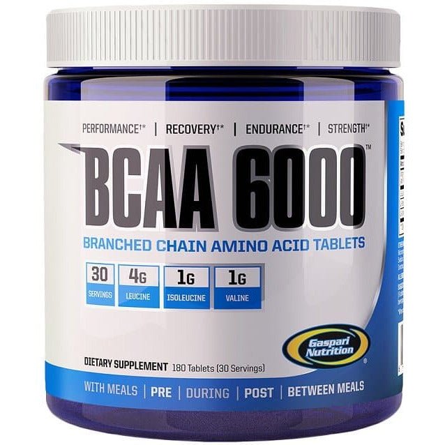 Gaspari Nutrition BCAA 6000 180 tabs Aminokwasy BCAA - Sklep Witaminki.pl
