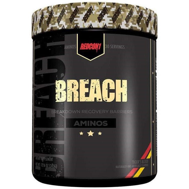 Redcon1 Breach Aminos Strawberry Kiwi 300 g Aminokwasy BCAA - Sklep Witaminki.pl