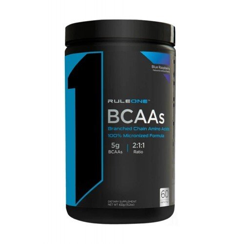 Rule One BCAAs Blue Raspberry 432 g Aminokwasy BCAA - Sklep Witaminki.pl