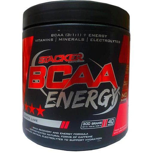 Stacker2 BCAA Energy Lemon Lime 300 g Aminokwasy BCAA - Sklep Witaminki.pl