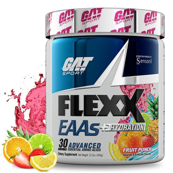 GAT Flexx EAAs + Hydration Fruit Punch 345 g Aminokwasy EAA - Sklep Witaminki.pl