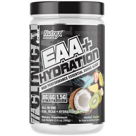 Aminokwasy EAA Nutrex EAA + Hydration Maui Twist 390 g - Sklep Witaminki.pl