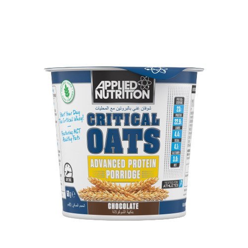 Applied Nutrition Critical Oats Protein Porridge Chocolate 12 x 60g - Sklep Witaminki.pl